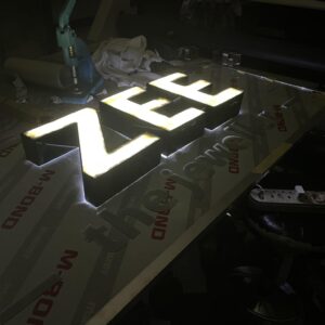 ZEE 3D Sign